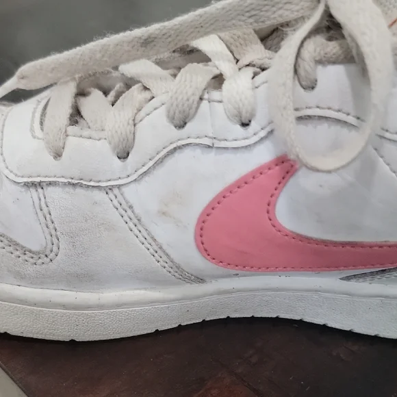 Nike Pink and White Classic Sneakers 5.5Y - Picture 8 of 14